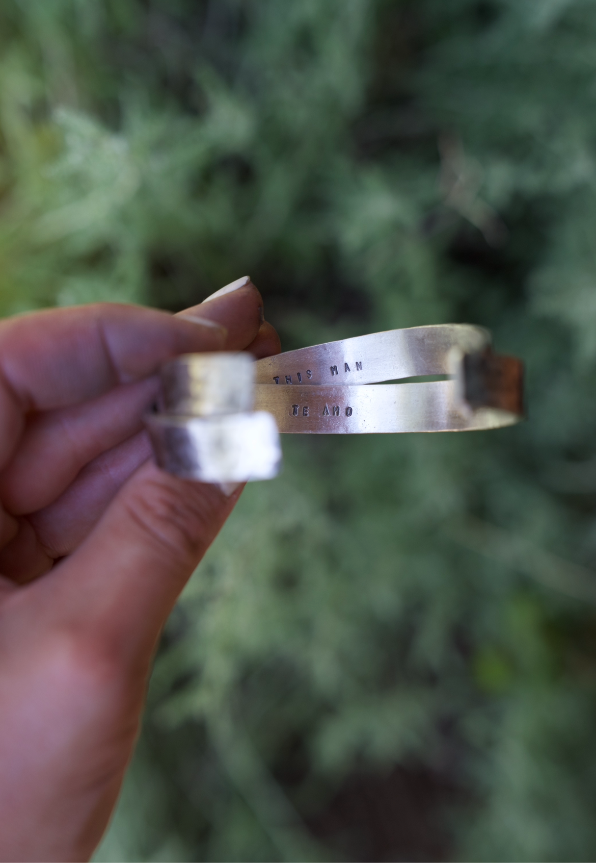 Hand Stamped Sterling Cuff | 6.5"