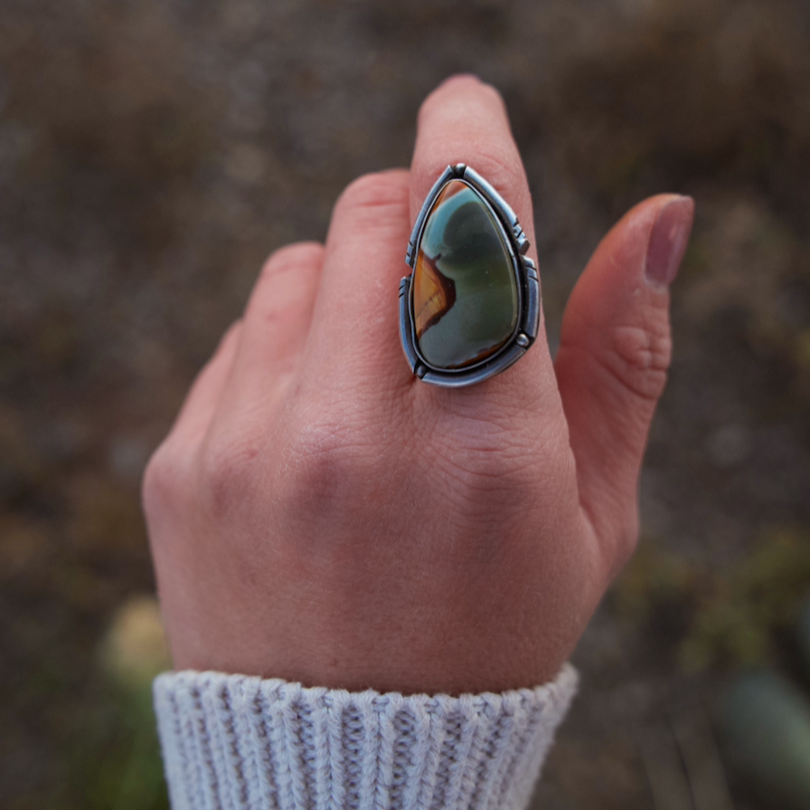 Polychrome Jasper Ring | Finished To Size