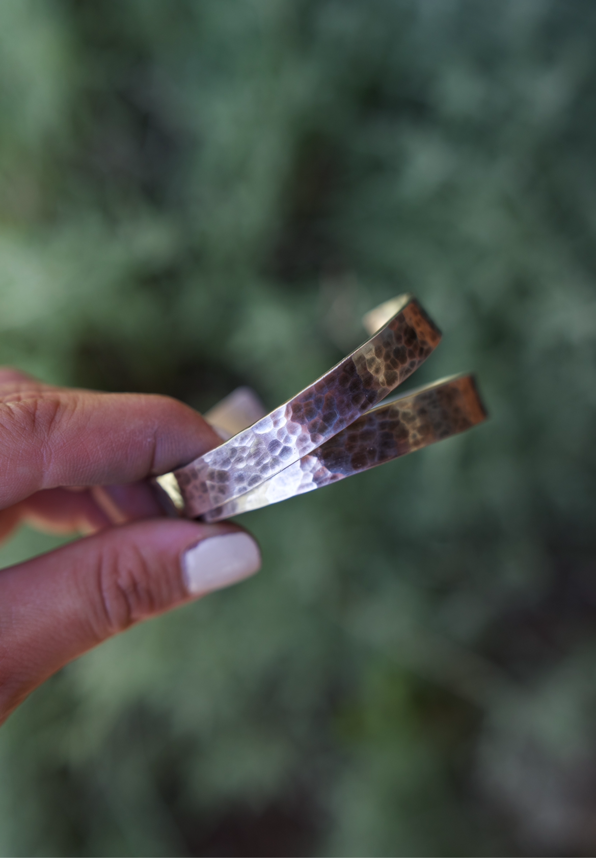 Hand Stamped Sterling Cuff | 6.5"