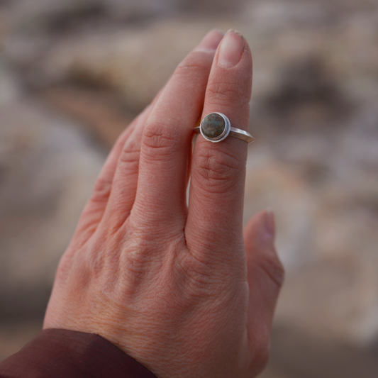 Vistaite Jasper Ring | Size 7.5/7.75