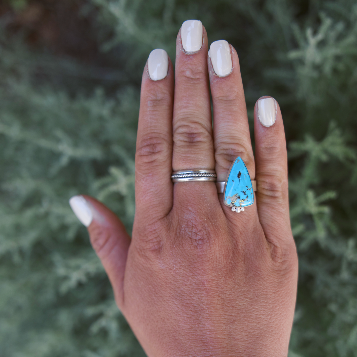 Havasu Turquoise Ring: Size 7