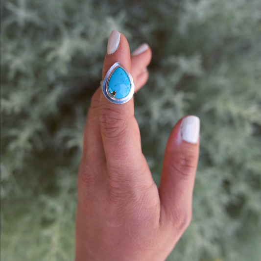 Havasu Turquoise Ring: Size 5