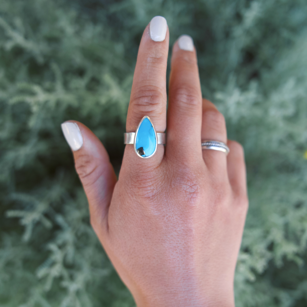 Havasu Turquoise Ring: Size 9