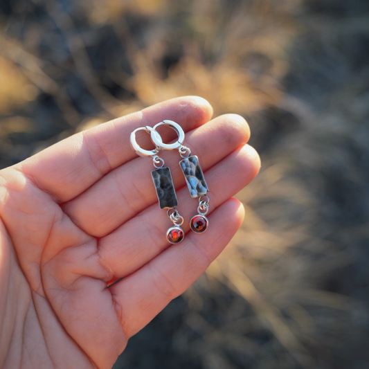 Garnet Earrings