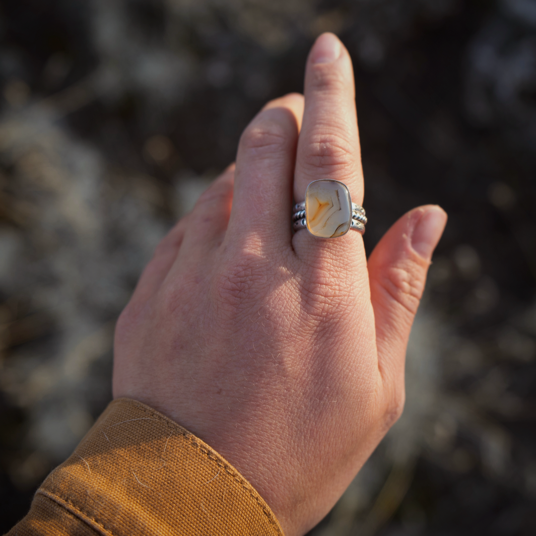 Montana Agate Stacker Ring Set | Finished To Size